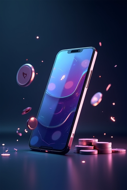 Smartphone con app casino Playoro